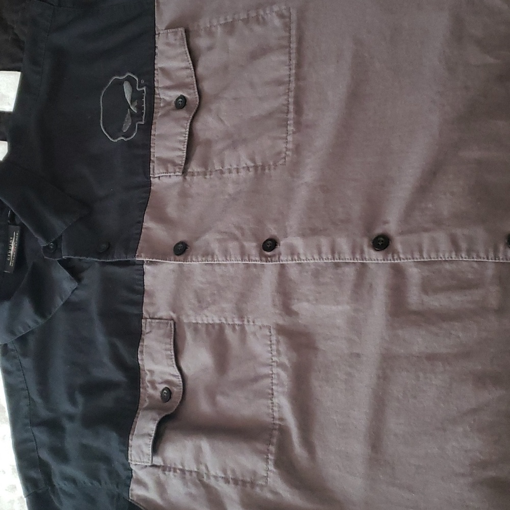 Mens harley-davidson button down shirt 2xl